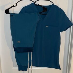 CODE NXT Teal Scrub Set